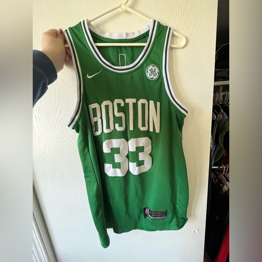 larry bird nike boston celtics jersey!